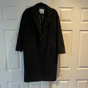Oak+Fort black oversized coat